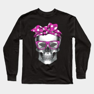 Skull Bandana 4 Long Sleeve T-Shirt